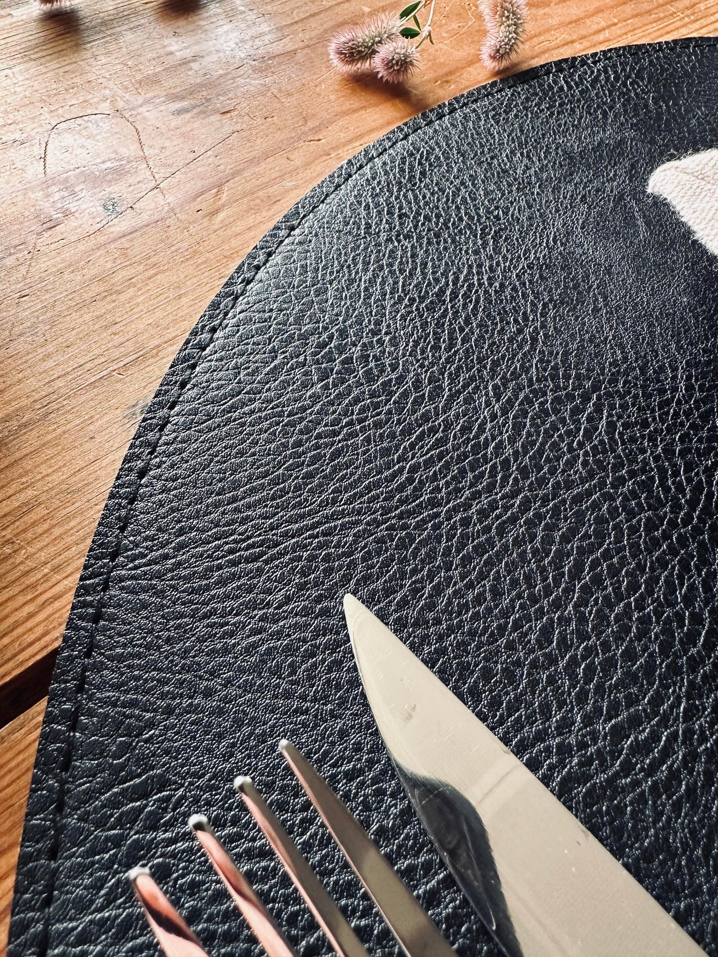 Bordstablett Grå / Svart – Vändbar