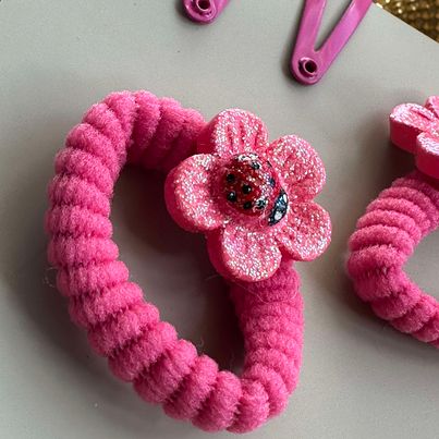 Håraccessoarer set Marie - Rosa