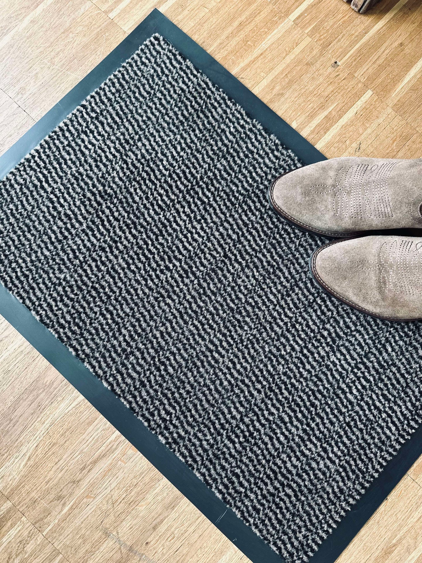 Dörrmatta LISA - Brun / Svart