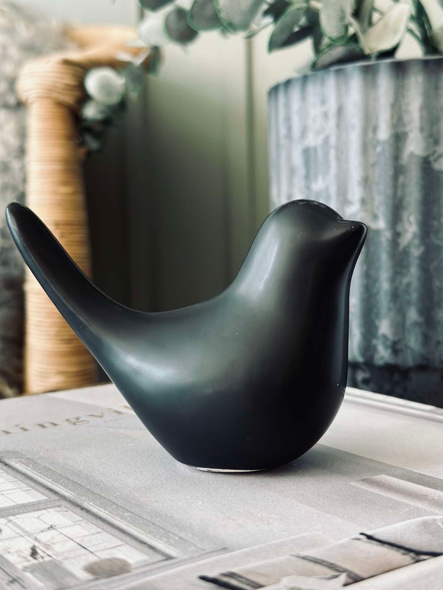 Fågel keramik - 8 cm