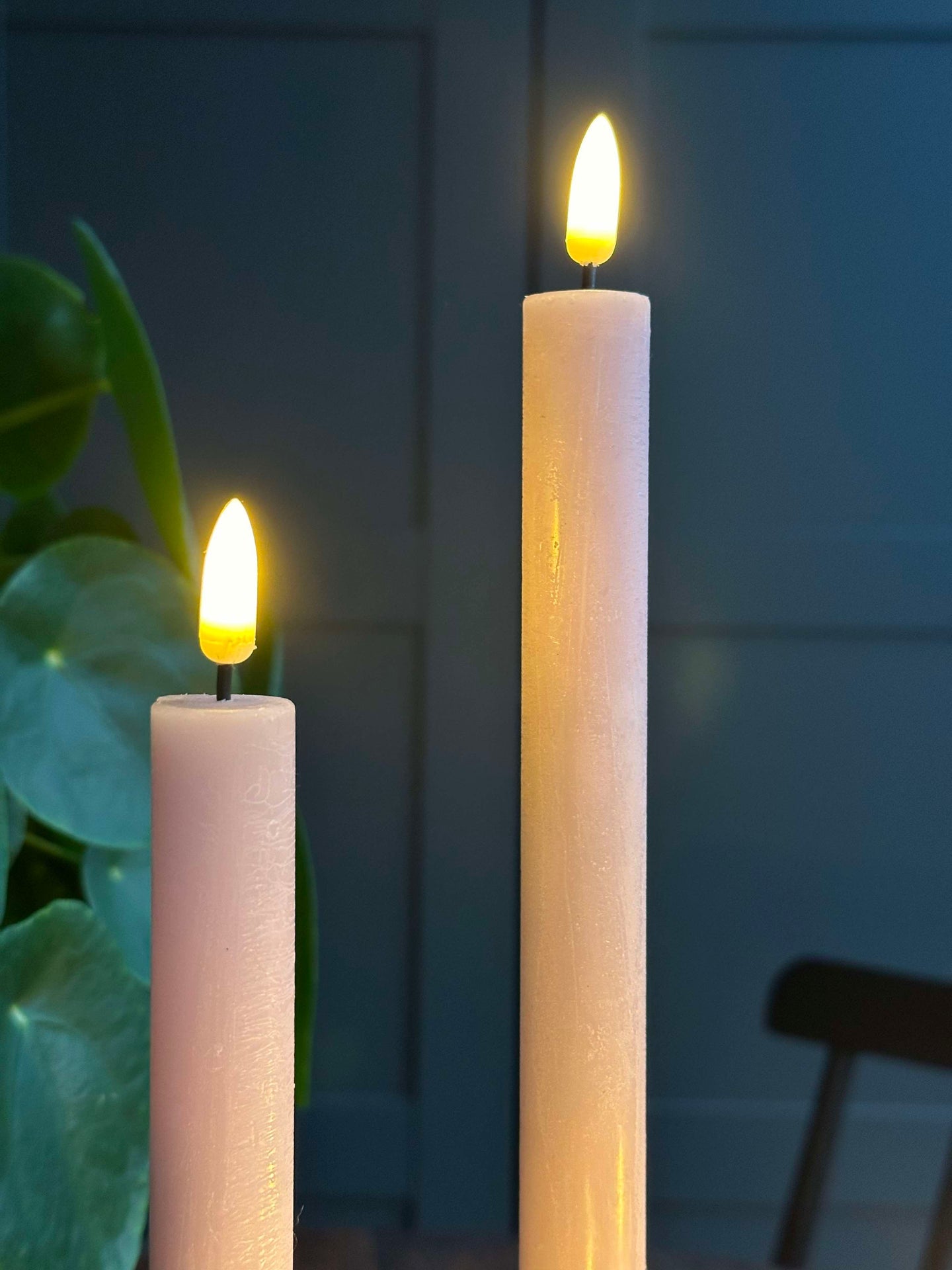 LED-ljuspaket med 9 LED-ljus - Rosa