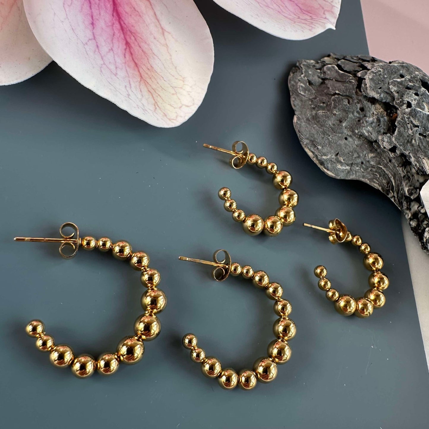Örhängen Gunilla 20 mm - 18k förgyllda