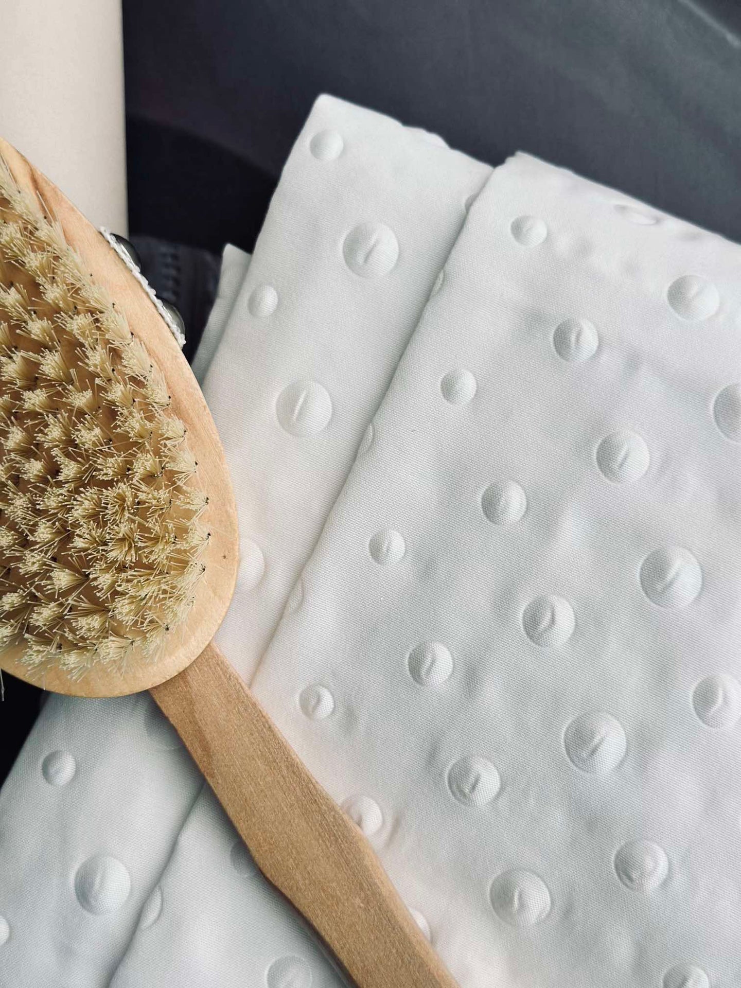 Duschdraperi Dot Vit