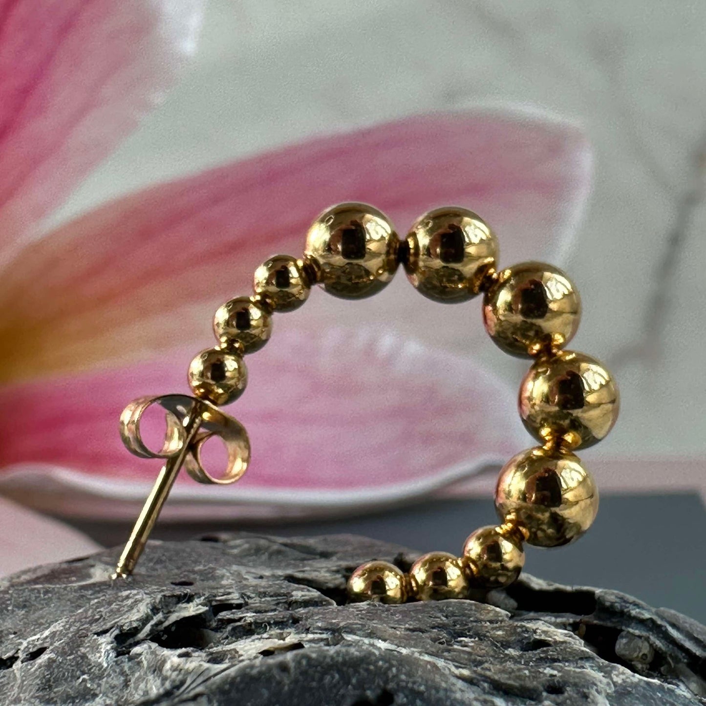Örhängen Gunilla 20 mm - 18k förgyllda