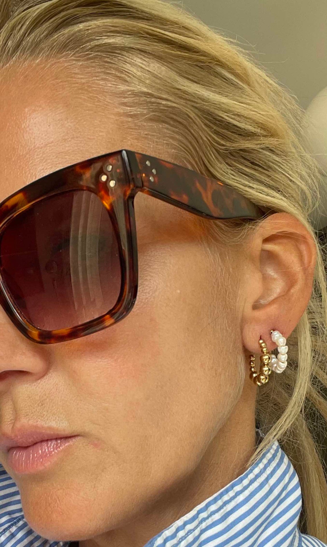 Örhängen Gunilla 20 mm - 18k förgyllda