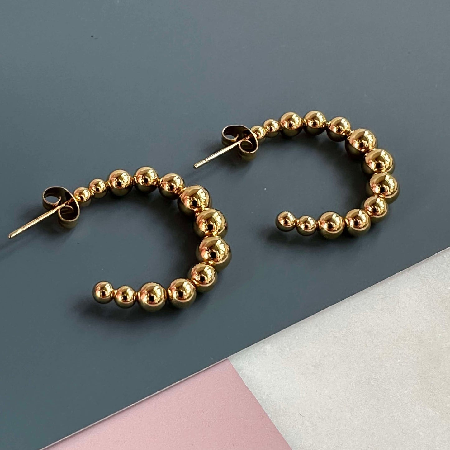 Örhängen Gunilla 25 mm - 18k förgylld