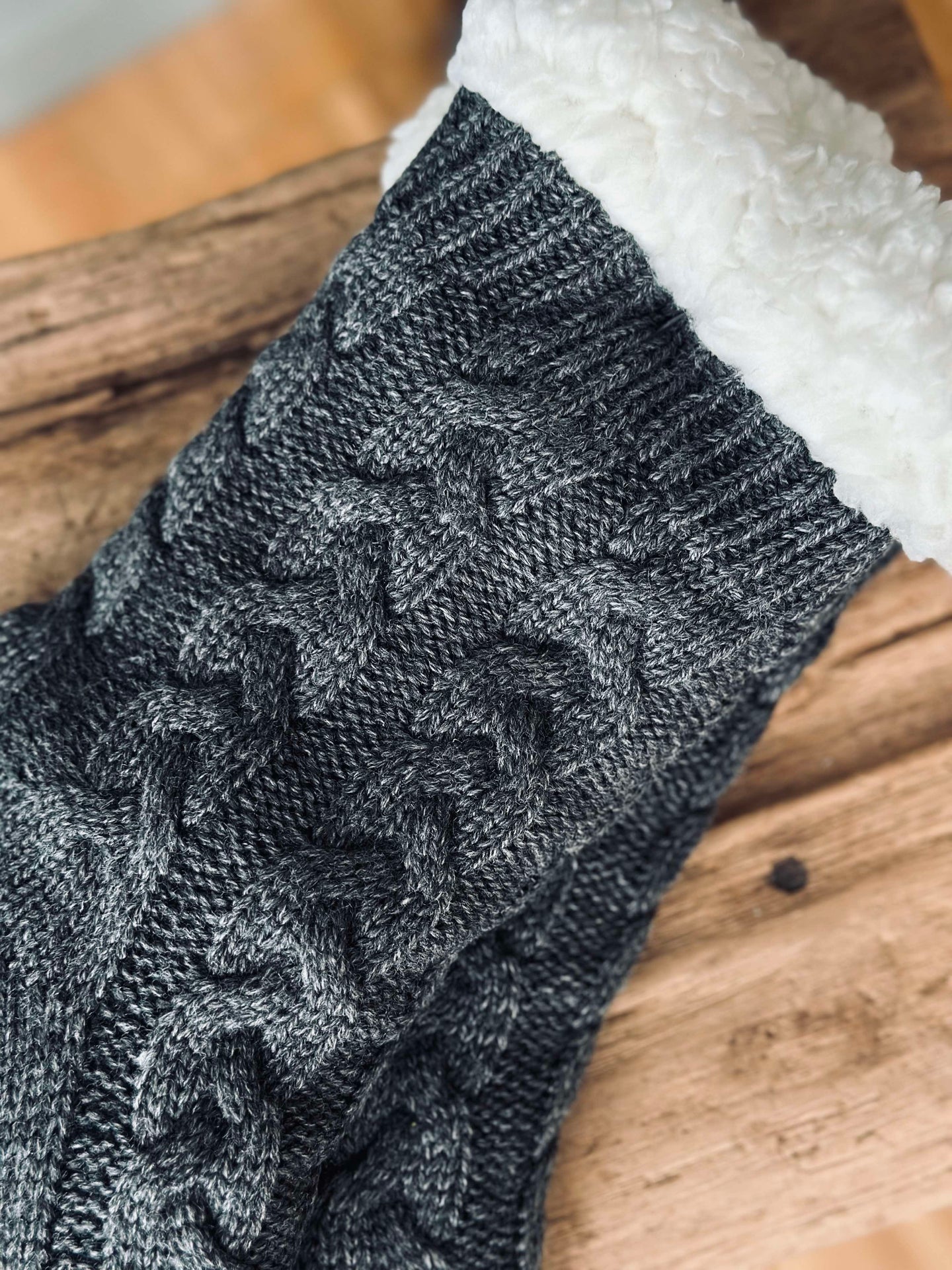 Strumpor Fleece Stone