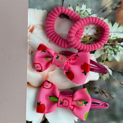 Håraccessoarer set Mynte - Rosa