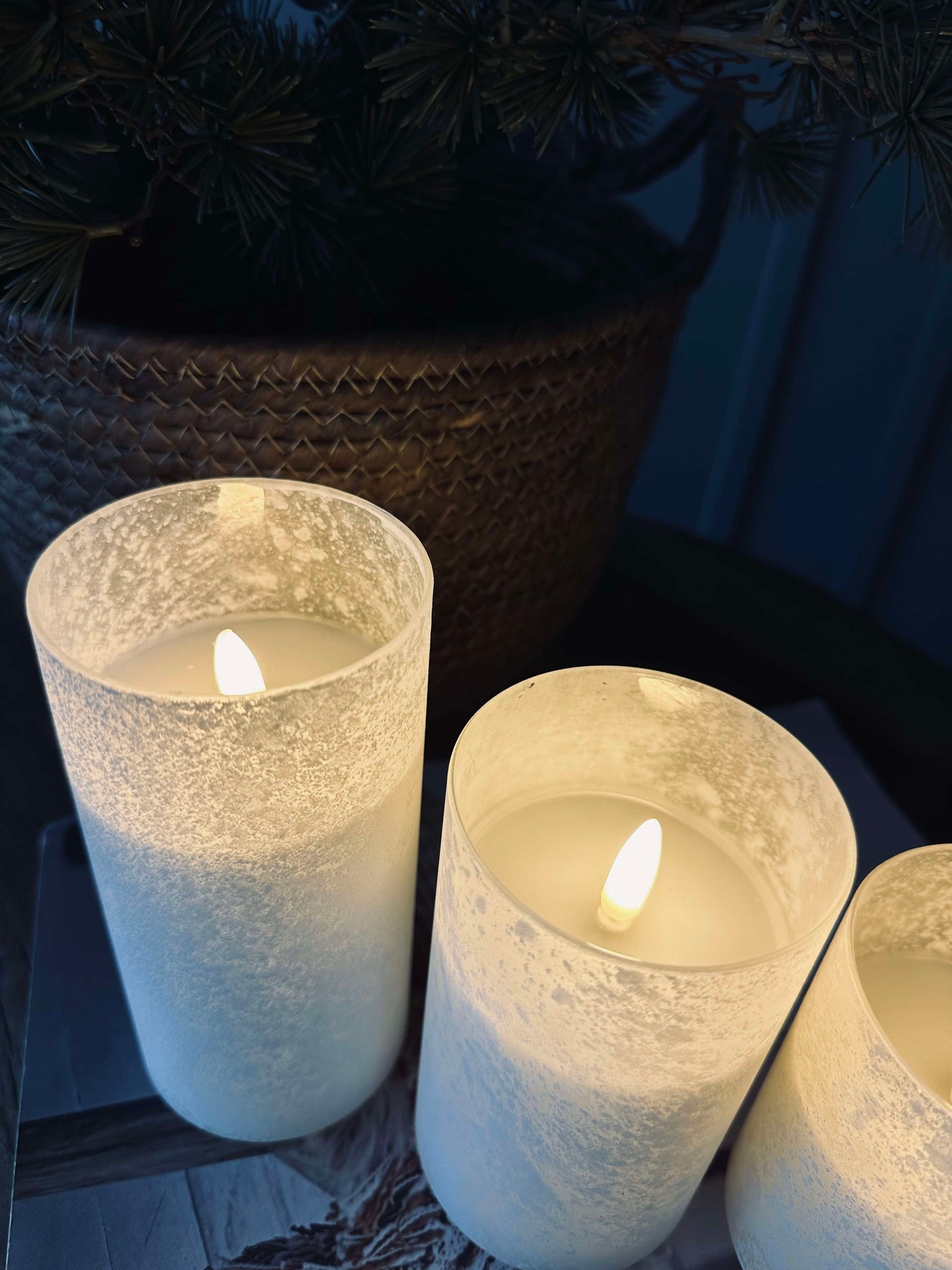 LED Ljus FROZEN - Vit 3 st