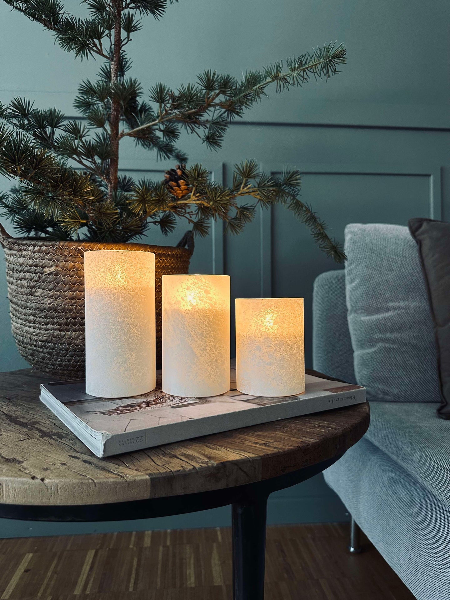 LED Ljus FROZEN - Vit 3 st