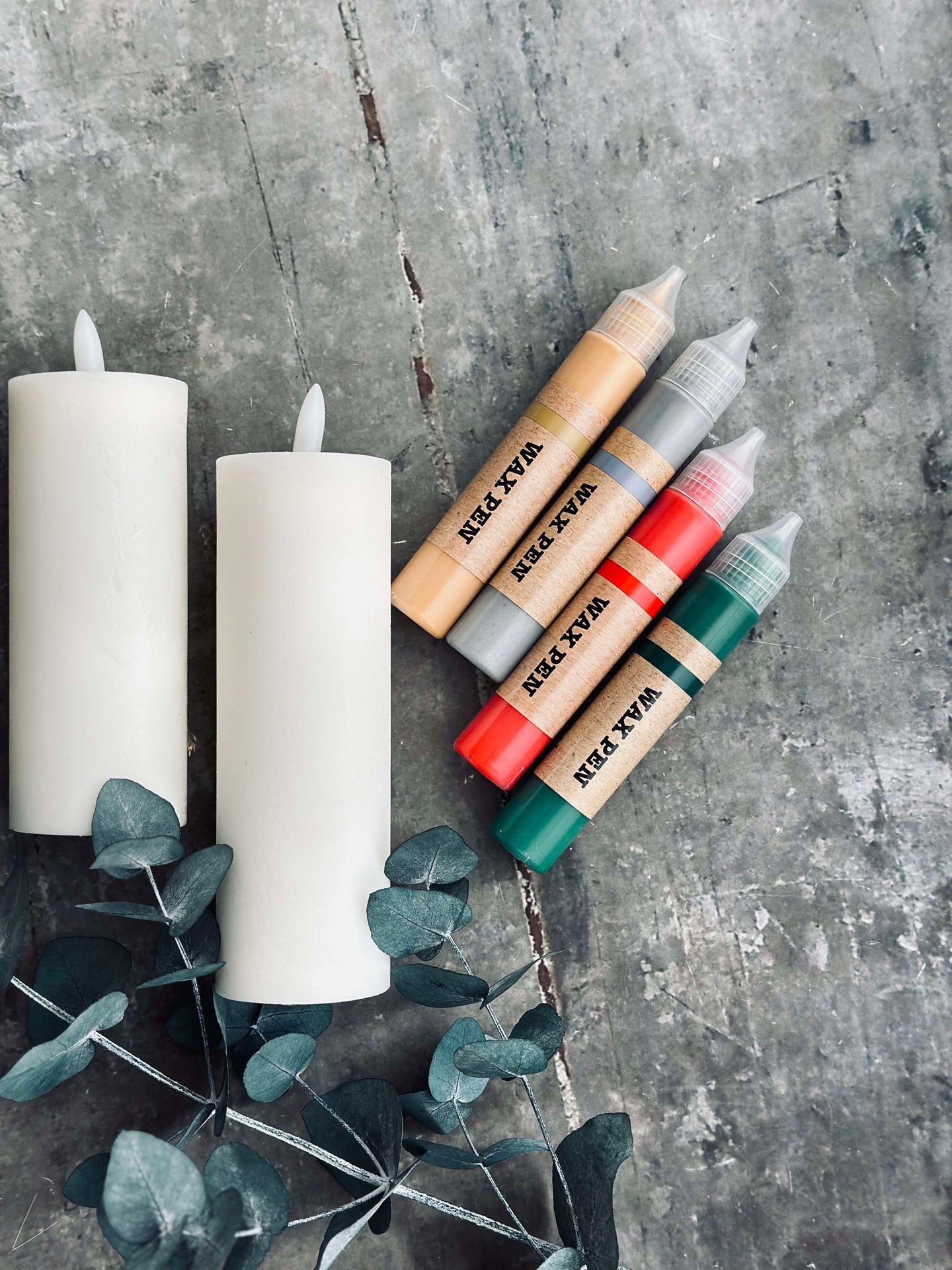 Pennor för dekoration på ljus - Wax pen