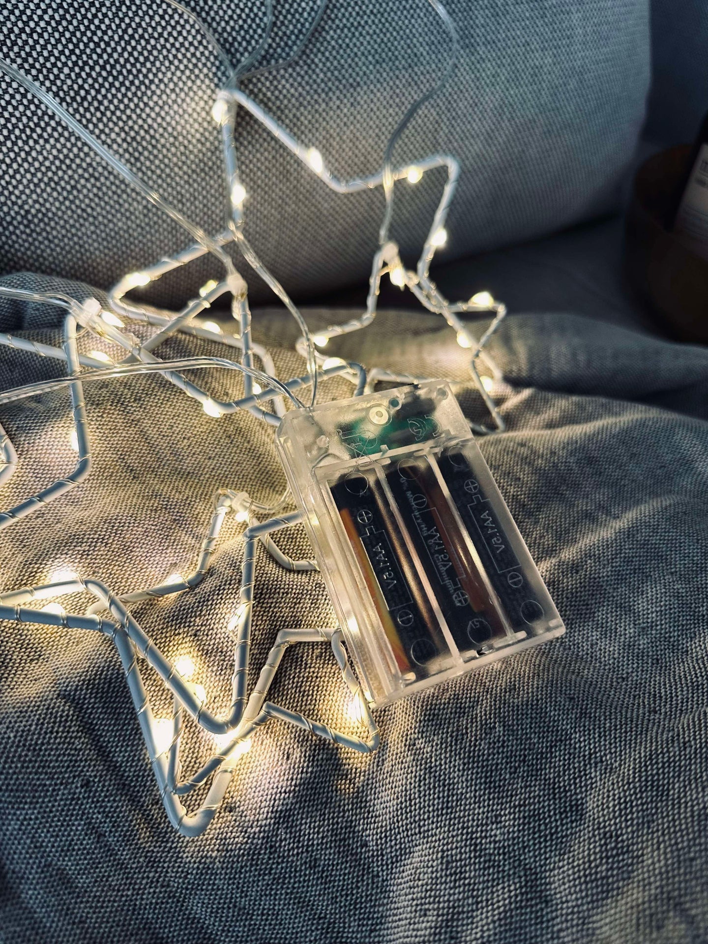 LED-ljusslinga med stjärnor