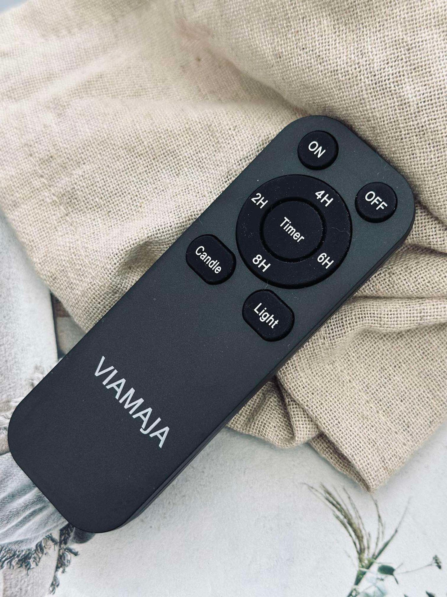 LED Blockljus / Vit – 3 st Rustikt ljus dia 5 cm