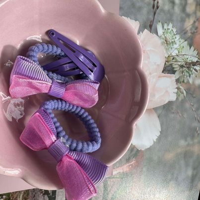 Håraccessoarer set Alma - Lila