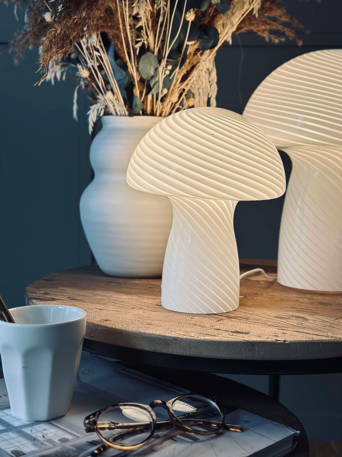 Mushroom Elsa - Vit 24 cm