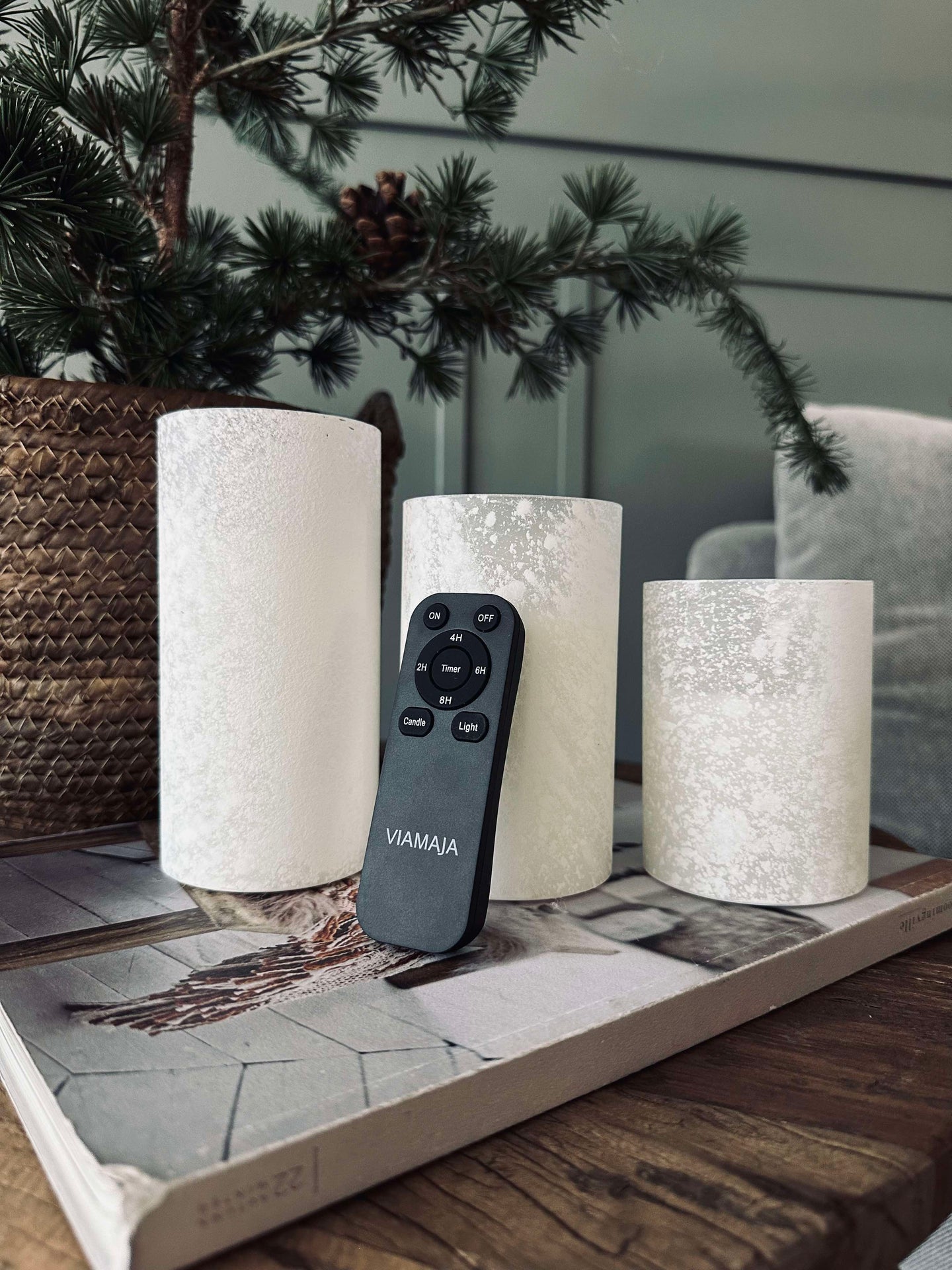 LED Ljus FROZEN - Vit 3 st