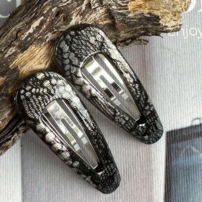 Hårspännen Silver Snake - 2 st.