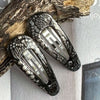 Hårspännen Silver Snake - 2 st.