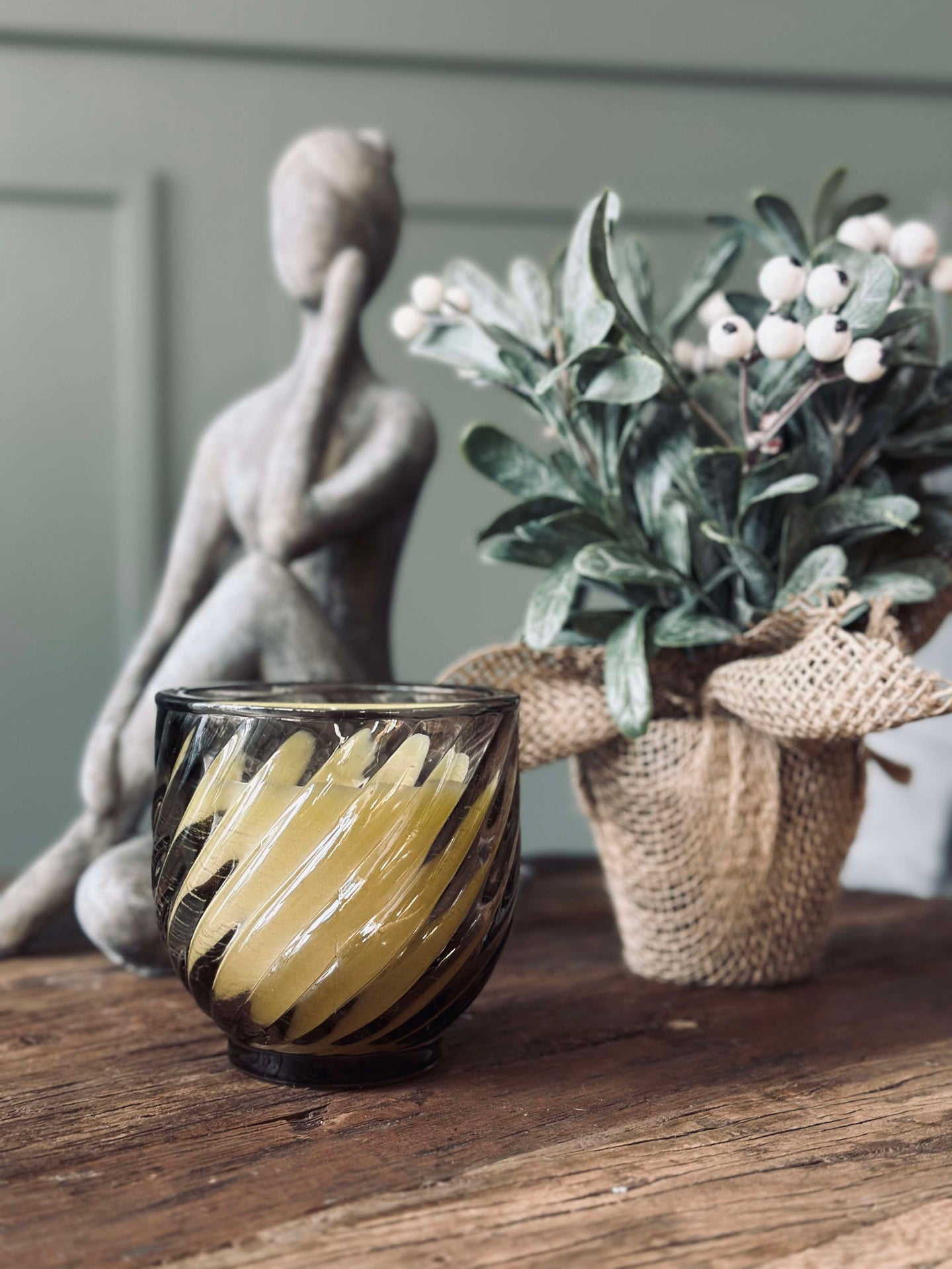 Doftljus i glas - AMBER DELICE