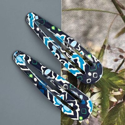 Hårspännen Blå - 2 st.