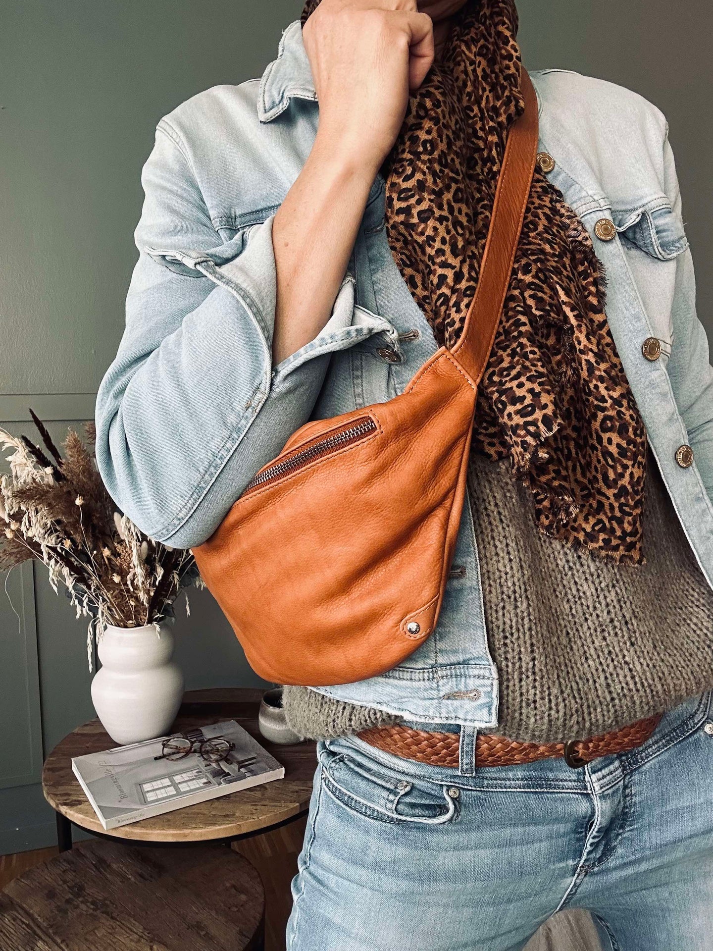 Bumbag Aura Big Cognac