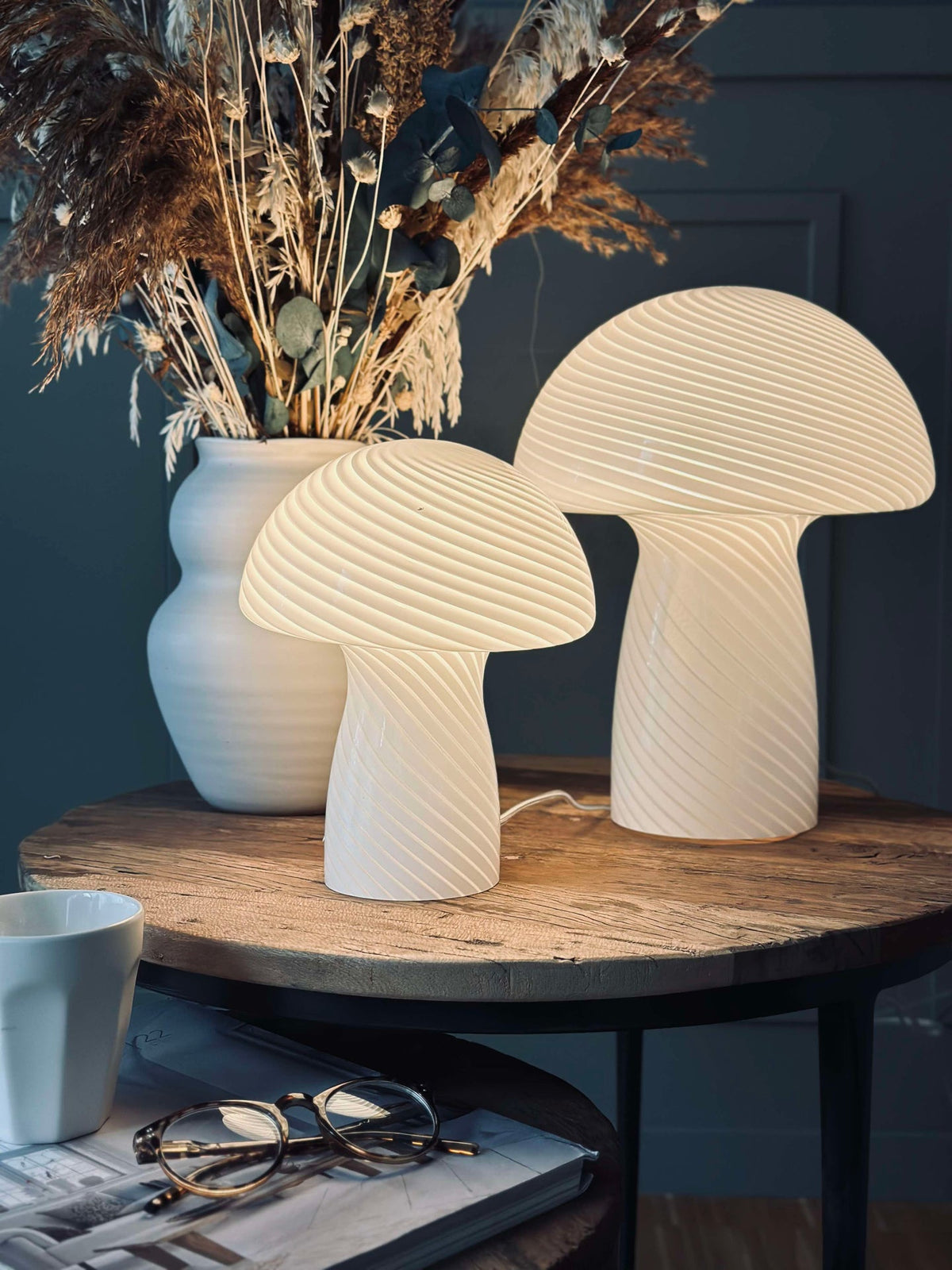 Mushroom Elsa - Vit 24 cm