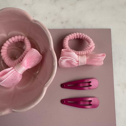 Håraccessoarer set Alma - Rosa / Pink