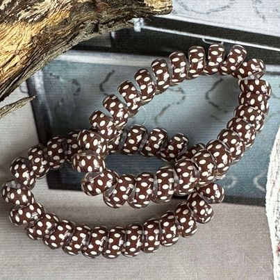 Spiral Hårsnoddar Brun - 2 st