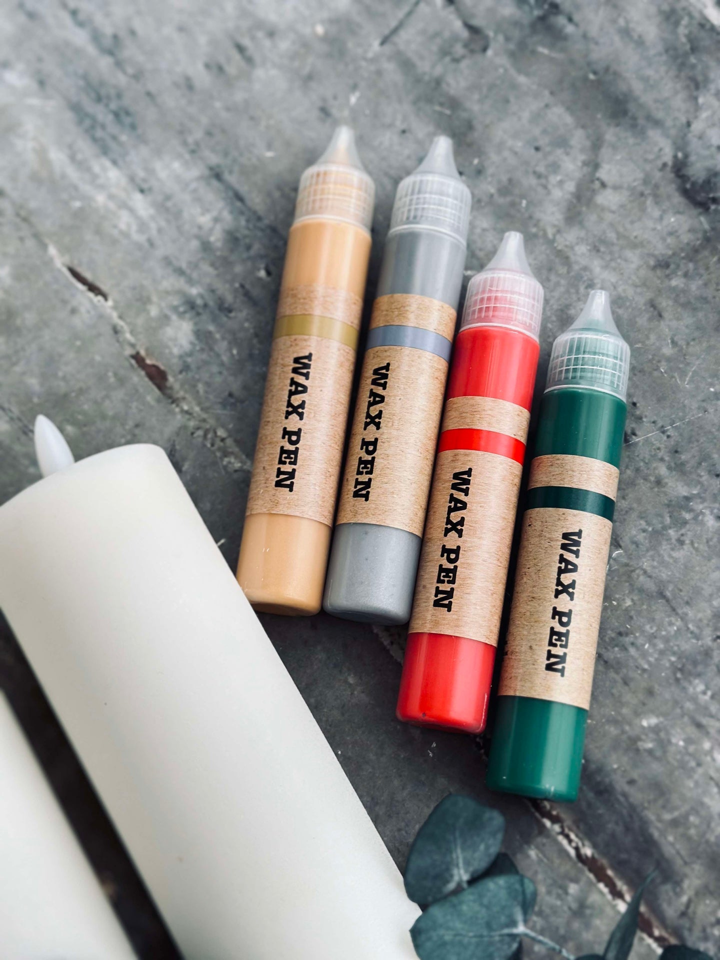 Pennor för dekoration på ljus - Wax pen