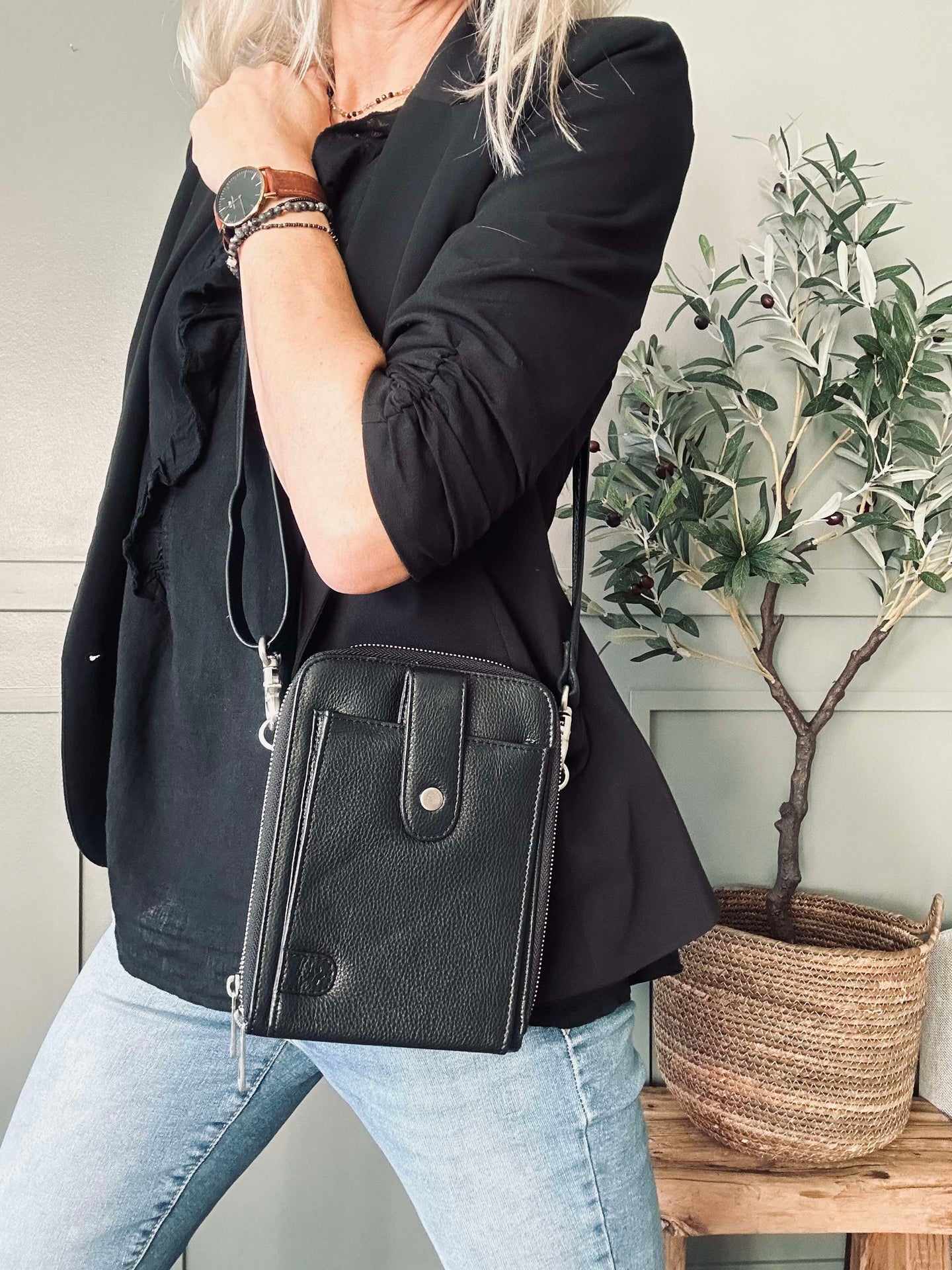 Crossover Posh - Svart / Silver