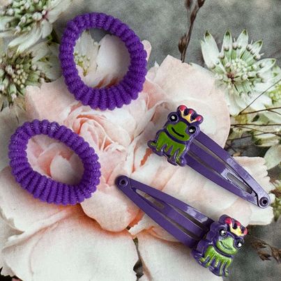 Håraccessoarer set Nanna - Lila