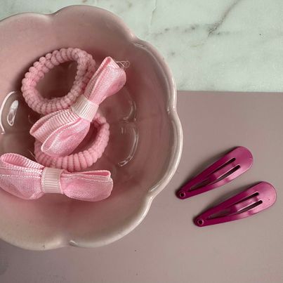 Håraccessoarer set Alma - Rosa / Pink