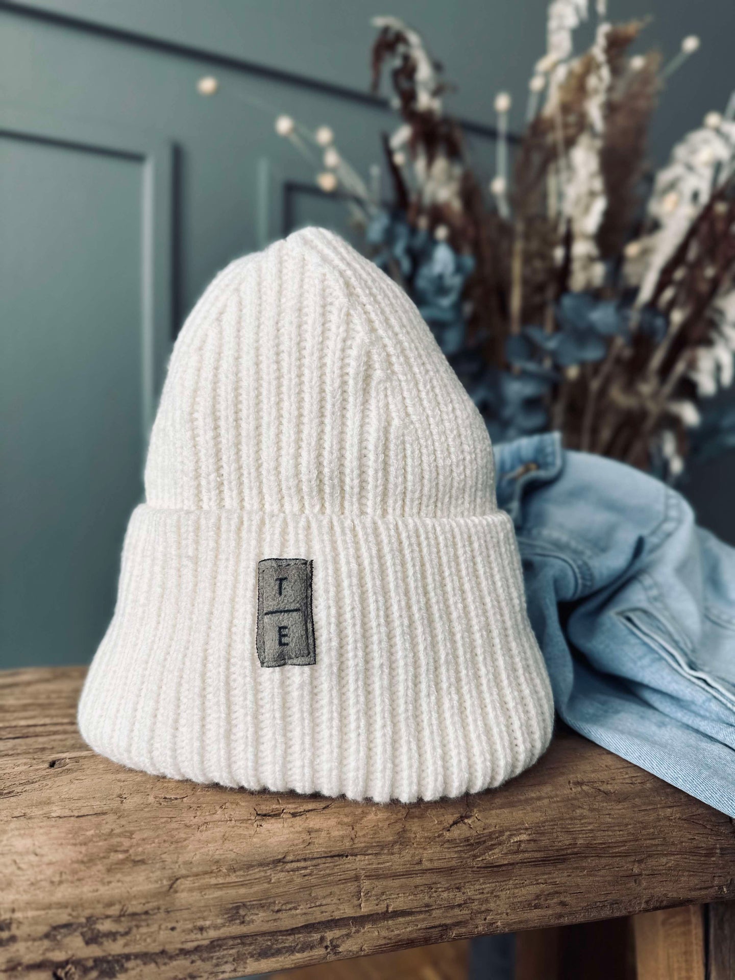 Mössa Beanie off white