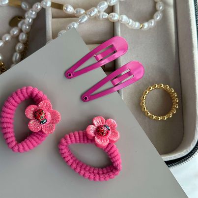 Håraccessoarer set Marie - Rosa