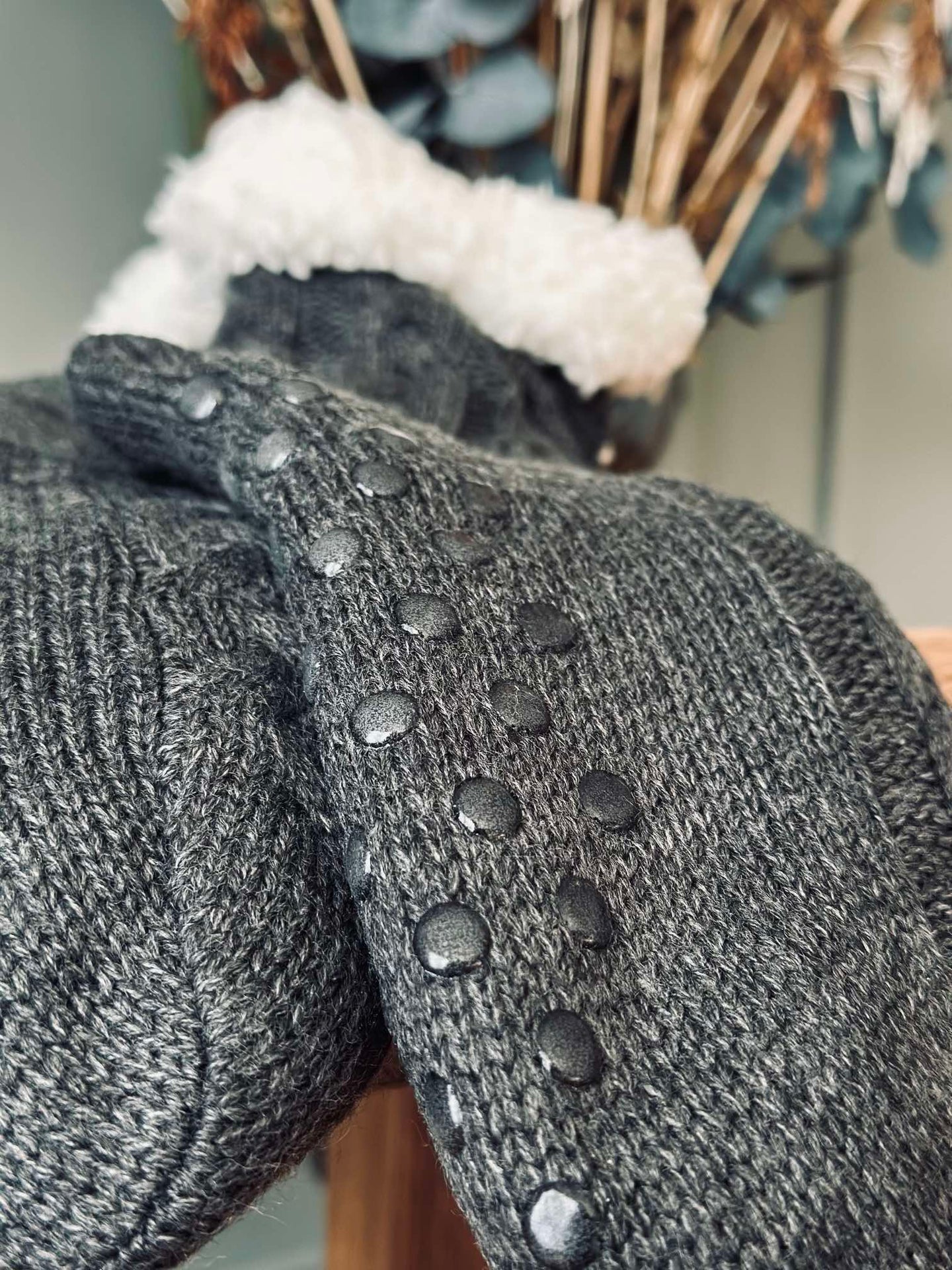 Strumpor Fleece Stone