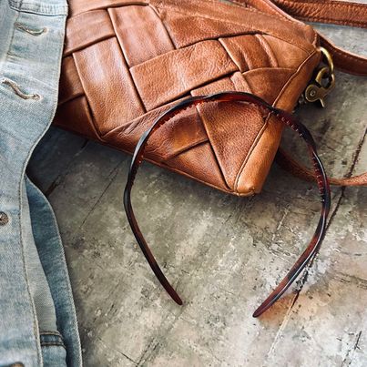 Hårband Twist Brown