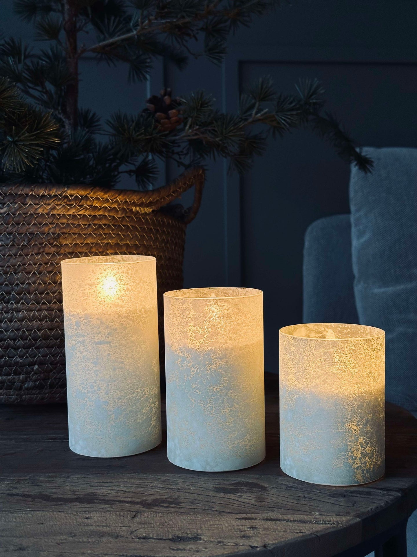 LED-ljus FROZEN - Mint 3 st