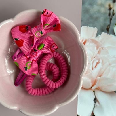 Håraccessoarer set Mynte - Rosa