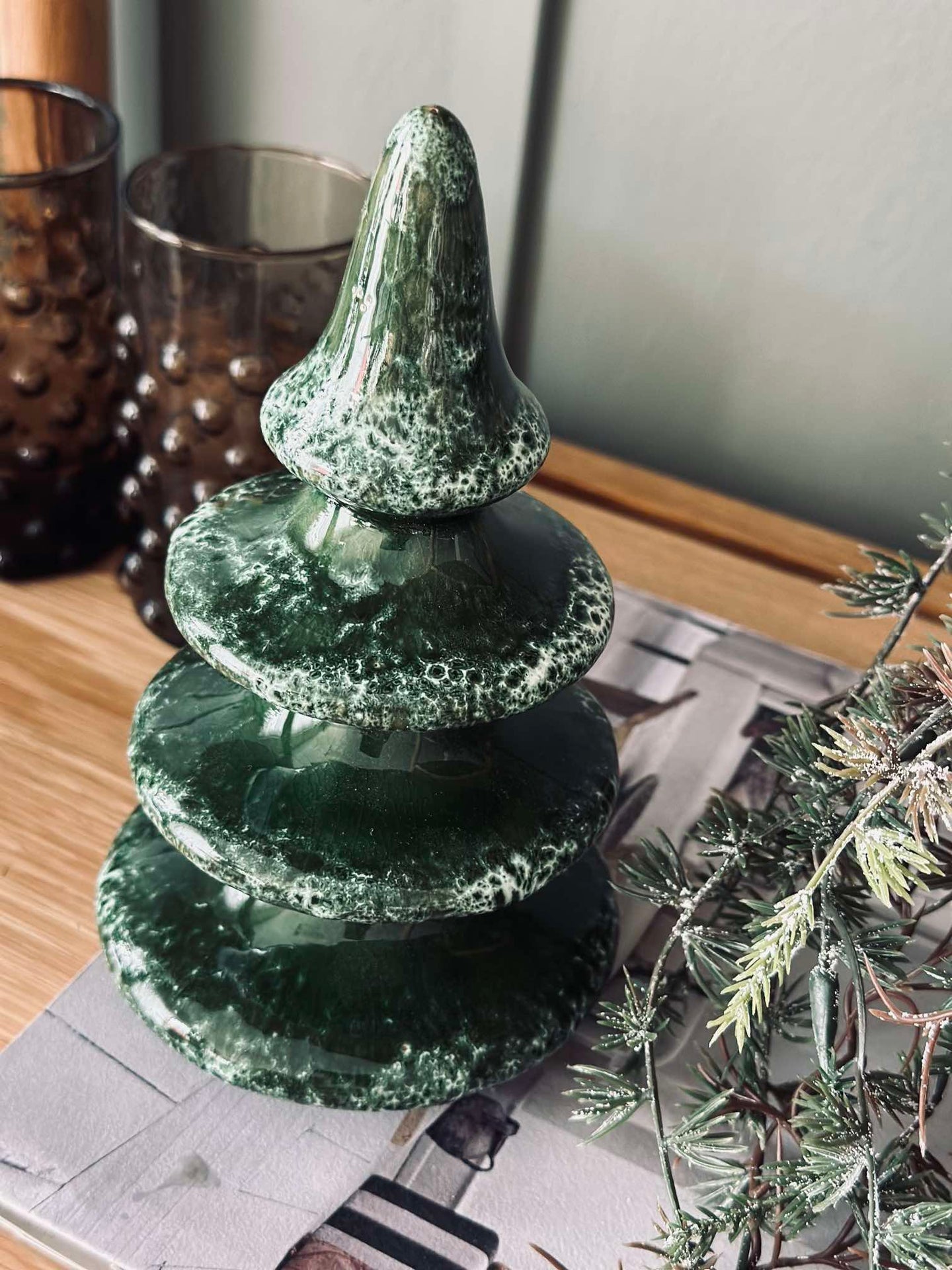 Julgran Keramik 18 cm