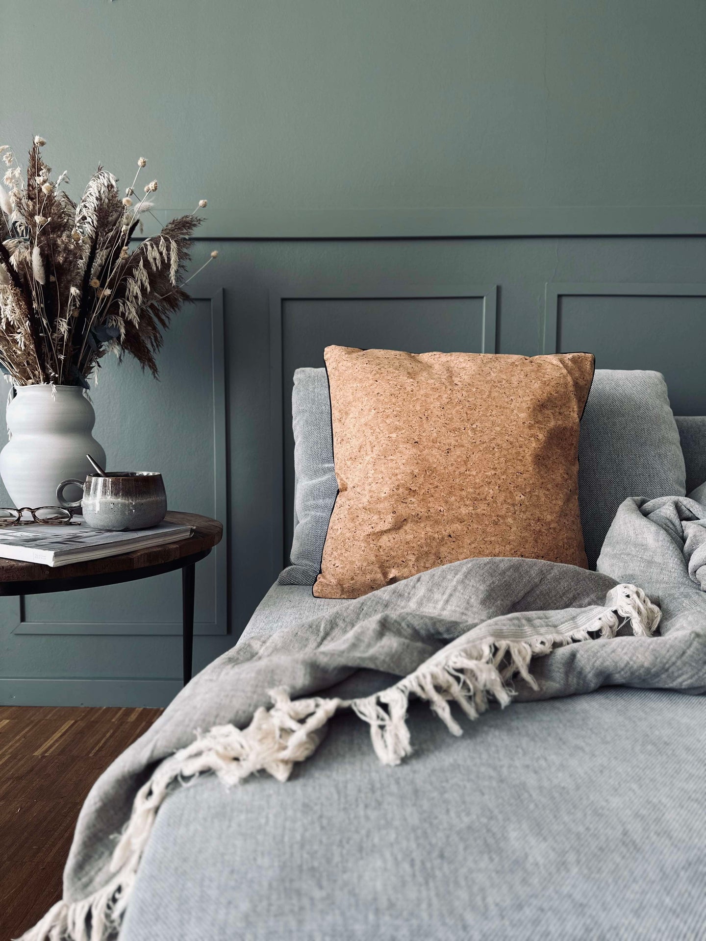 Kudde med fyllning - Kork