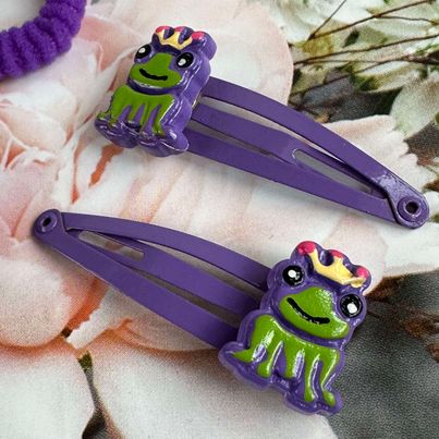 Håraccessoarer set Nanna - Lila