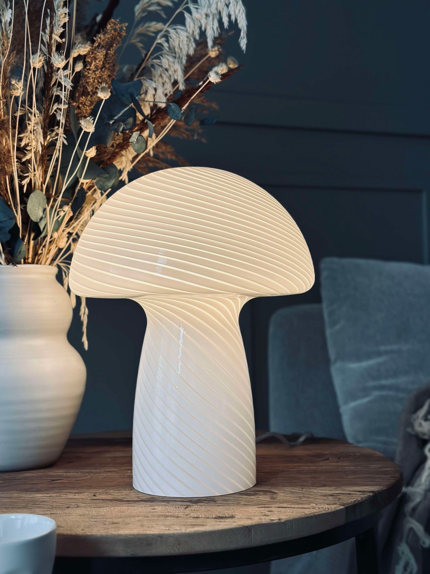 Mushroom Elsa - Vit 32 cm