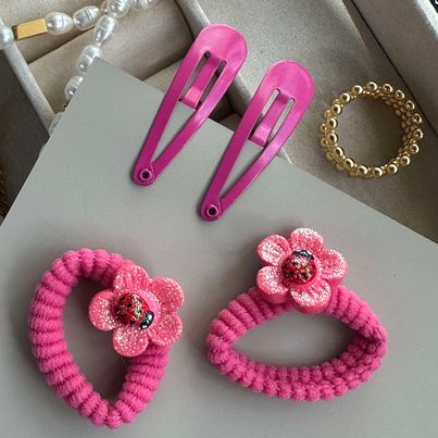 Håraccessoarer set Marie - Rosa