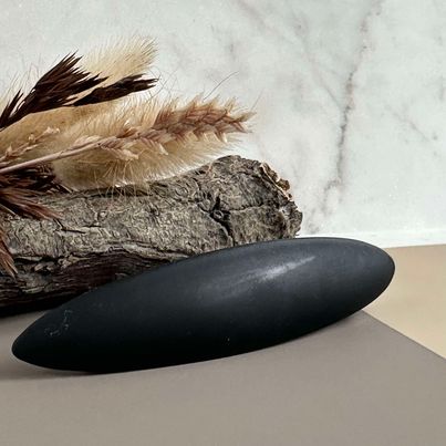 Hårklämma Mat Black