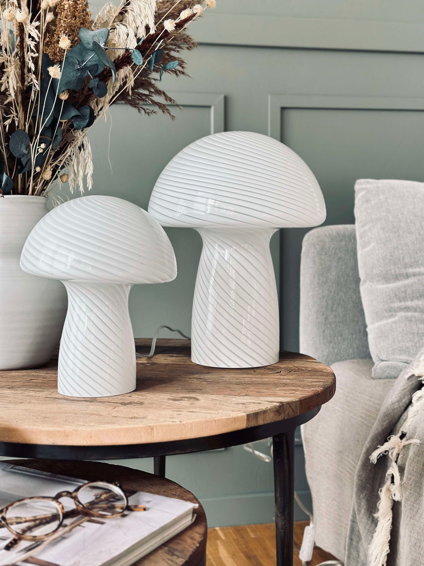 Mushroom Elsa - Vit 24 cm