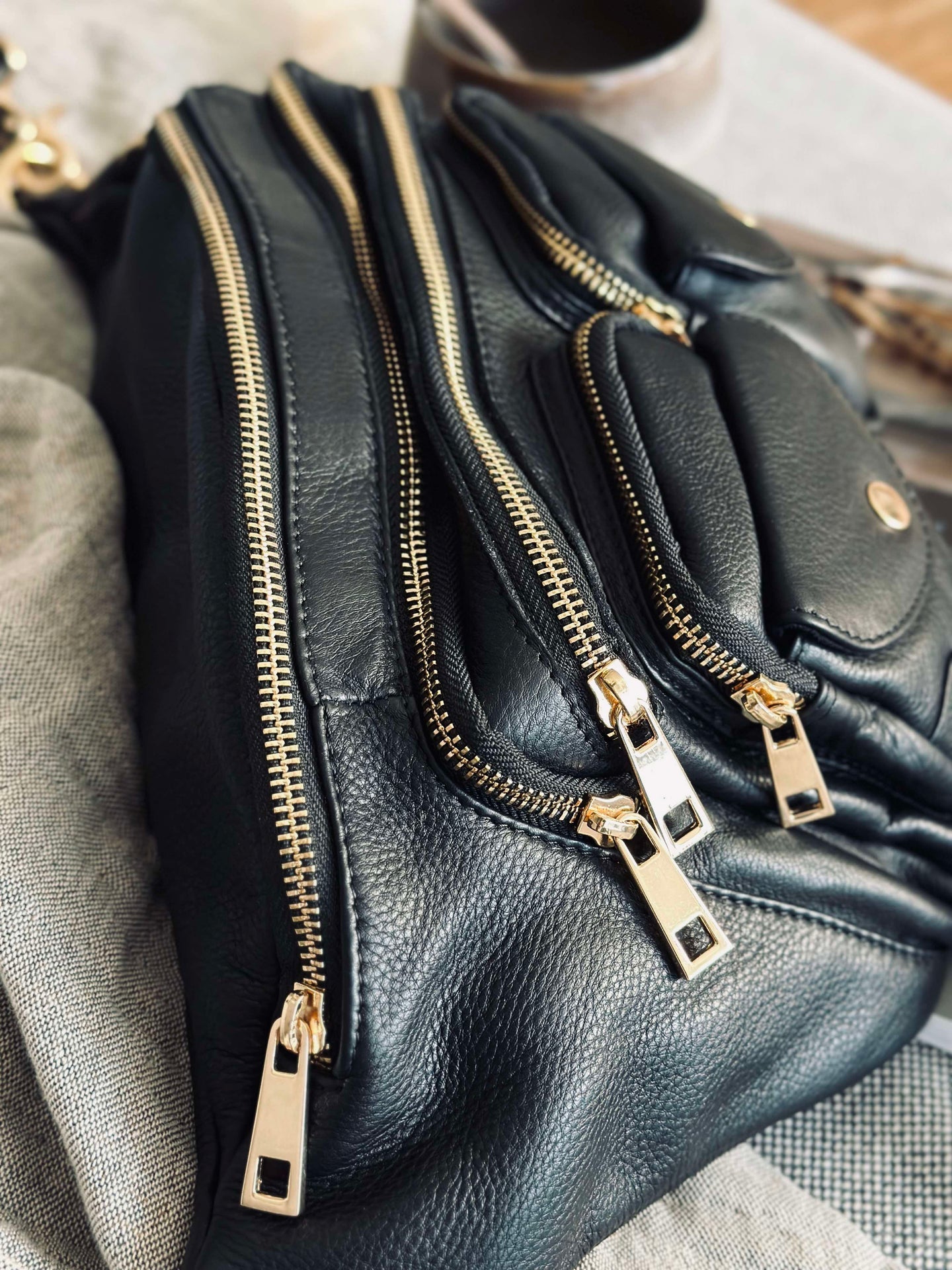 Bumbag Big Deluxe - Black / Gold
