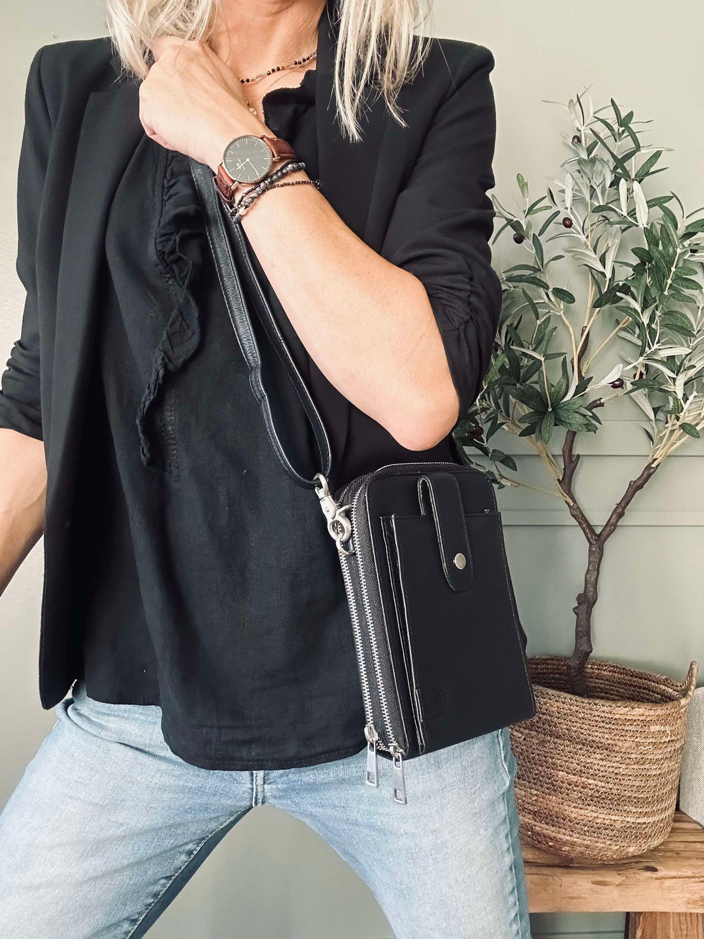 Crossover Posh - Svart / Silver