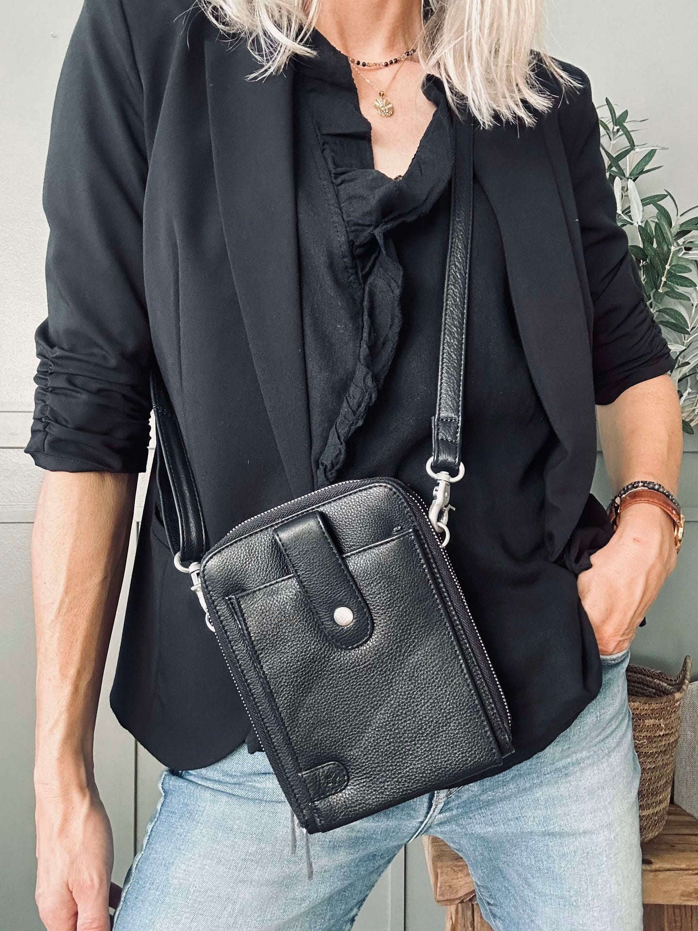 Crossover Posh - Svart / Silver