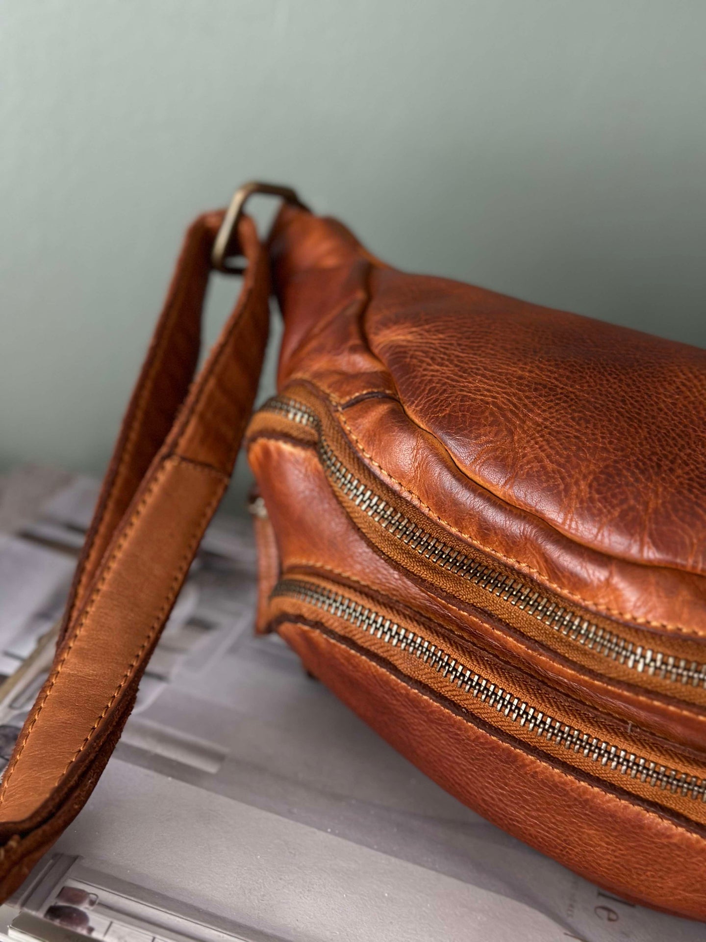 Bumbag Raw Wanda - Cognac