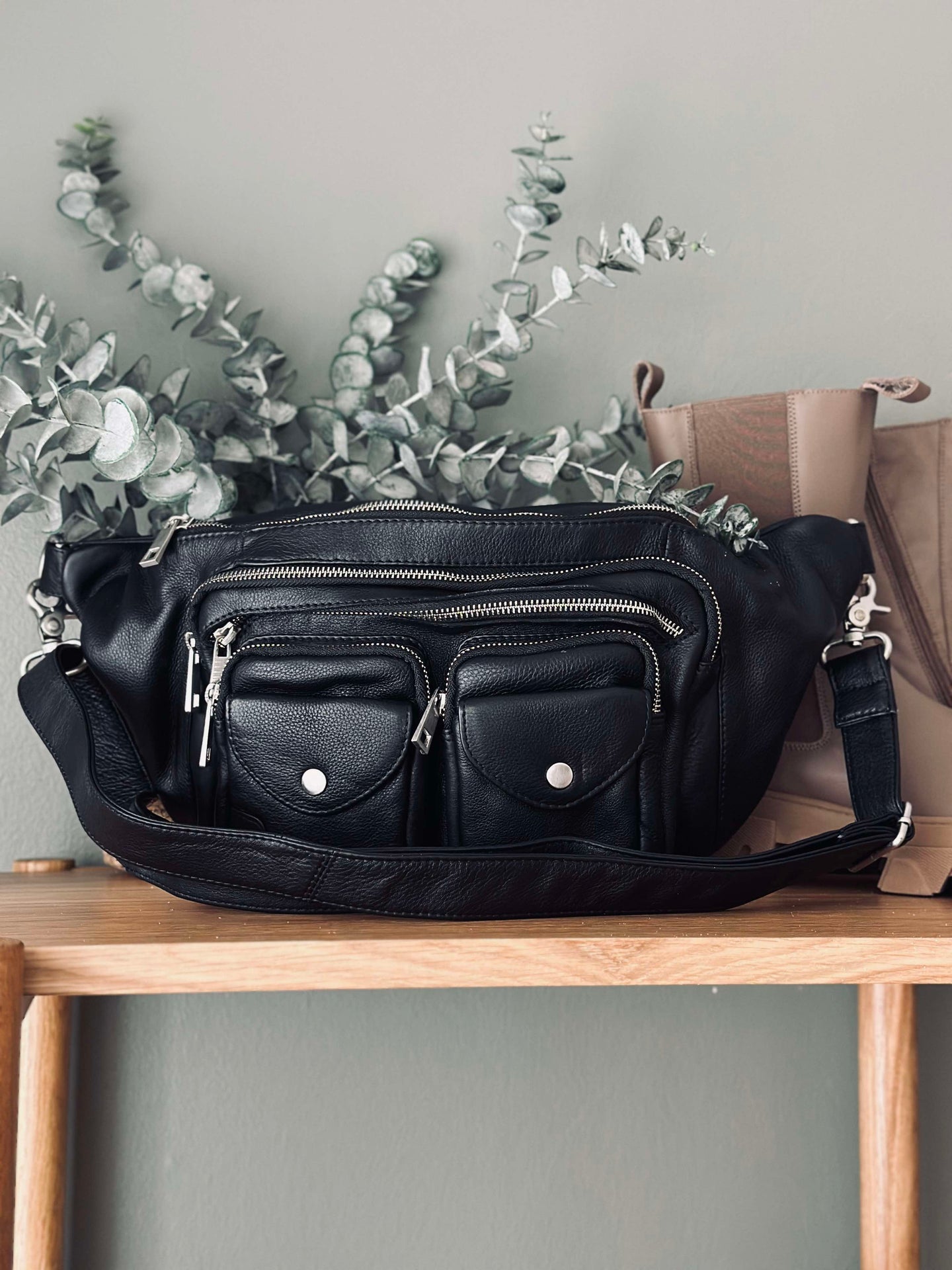 Bumbag Big Deluxe - Black / Silver